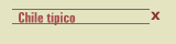 Chile t&iacute;pico
